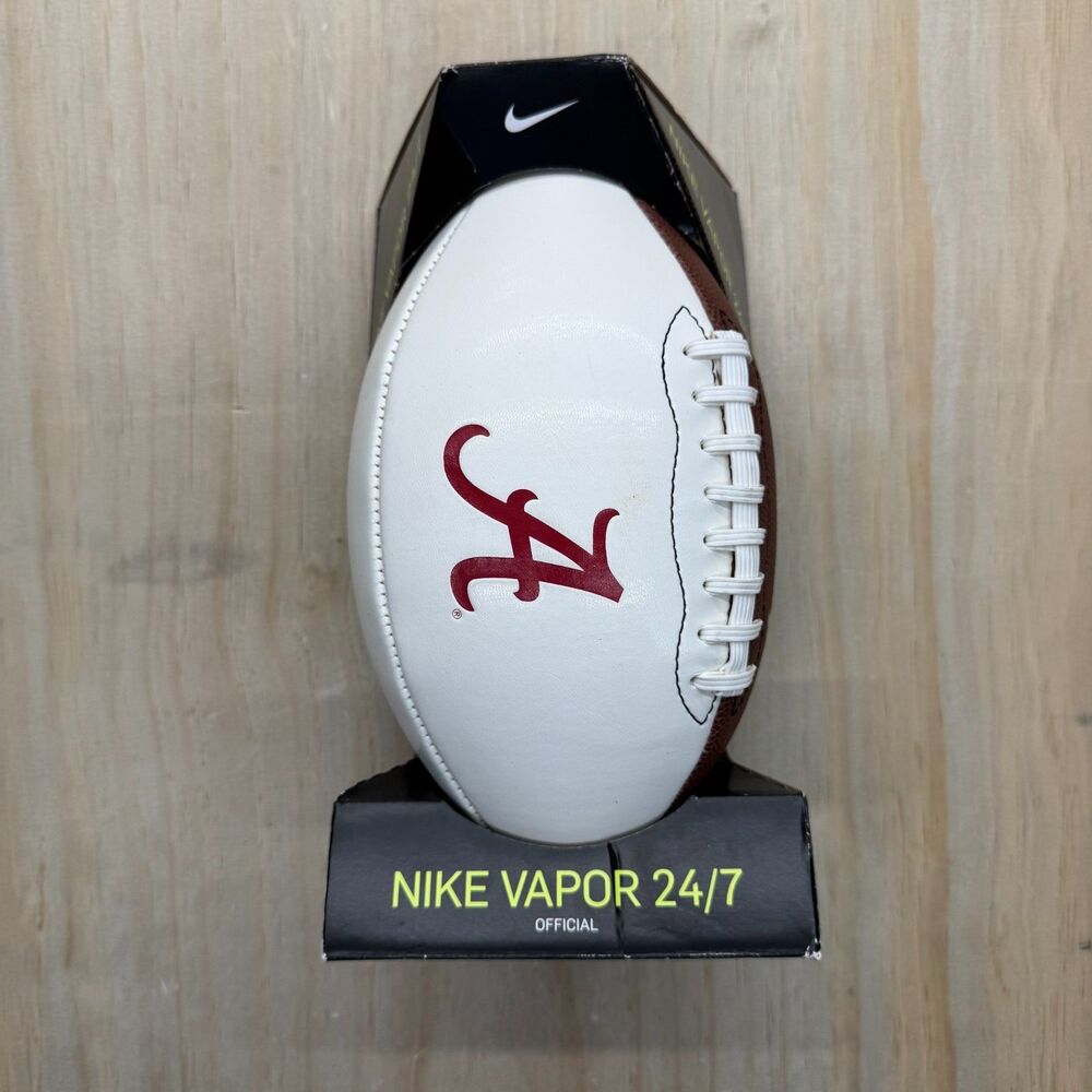 NEW Alabama Crimson Tide Nike Vapor 24/7 Autograph Football Official Size